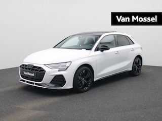 Audi A3 Sportback 40 TFSI e S edition l Adaptive cruise control l Glazen panoramadak l Stoelverwarming l Airco l Sonos premium 3D l Achteruitrijcamera l Head-up display l Optiekpakket zwart plus l Matrix koplampen l Lichtpakket ambient lighting