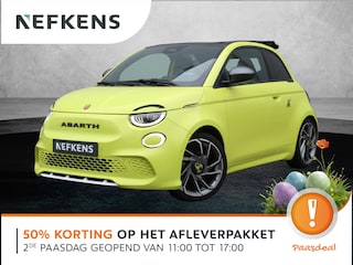 Abarth 500 Urban 42 kWh 155pk | Cabrio | Alcantara interieur | Navigatie | Apple Carplay/Android Auto | Cruise Control | Verwarmde voorstoelen