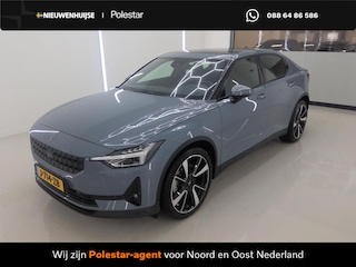 Polestar 2 Long Range Dual Motor Launch Edition 78kWh | Pilot Plus | Adaptieve Cruise Control | Panoramadak | 20" Lichtmetalen Velgen | Stoelverwarming | Harman Kardon Audio | 360° Parkeercamera | Pixel LED |
