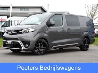 Toyota Proace 2.0 L3 DC PB Edition Camera, Cruise, Carplay, Clima, 177pk, Automaat, 2 x Schuifdeur, Keyless, NAVI, Uniek!
