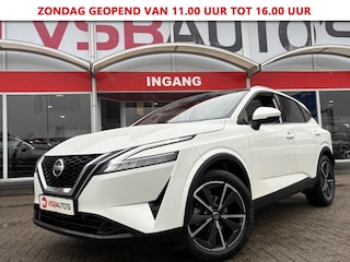 Nissan Qashqai 1.3 MHEV XTRONIC 158PK TEKNA LEER PANO-DAK HEAD-UP NAVI CAMERA CARPLAY AIRCO LMV PDC