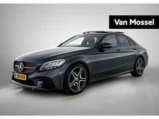 Mercedes-Benz C-klasse 180 Business Solution AMG | AUTOMAAT | PANORAMADAK | ACHTERUITRIJCAMERA | STOELVERWARMING | LEDEREN BEKLEDING |