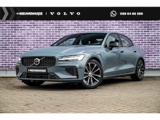 Volvo S60 2.0 Recharge T6 AWD Ultimate Dark | Trekhaak | Bowers & Wilkins | Head-Up Display | Panoramisch Schuif/-kanteldak | 360 Camera | Memory Seats | Adaptive Cruise Control | BLIS | All-Season Banden |