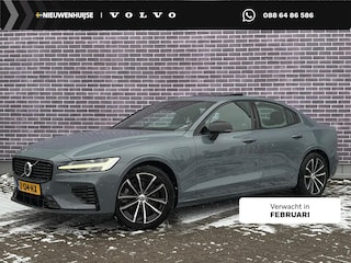 Volvo S60 2.0 Recharge T6 AWD Ultimate Dark | Trekhaak | Bowers & Wilkins | Head-Up Display | Panoramisch Schuif/-kanteldak | 360 Camera | Memory Seats | Adaptive Cruise Control | BLIS | All-Season Banden |