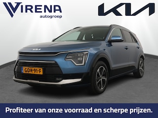 Kia Niro 1.6 GDi DynamicPlusLine - Stoel/-Stuuverwarming - Schuif-/Kanteldak - Elektrische Achterklep - Apple Carplay/Android Auto - Achteruitrijcamera - Parkeersensoren Voor en Achter - Fabrieksgarantie t/m 03-07-2031