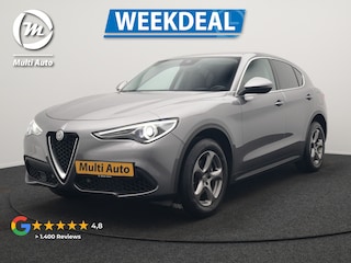Alfa Romeo Stelvio 2.0 T AWD Super Q4 200pk Automaat Dealer O.H. | Adaptive Cruise | Camera | Lederen Sportstoelen Memory & Verwarmd | Keyless | Blis | BI Xenon | Lane Assist | El. Achterklep | Navigatie | DAB |