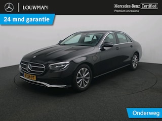 Mercedes-Benz E-klasse 200 Business Solution Trekhaak | Lederen Bekleding | Ledkoplampen | Sfeerverlichting | Dodehoekassistent | Achteruitrijcamera. Inclusief 24 maanden MB Certified garantie voor Europa.
