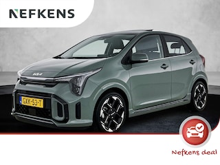Kia Picanto 1.0 GT-Line 63pk Automaat | Trekhaak | Schuif-/Kanteldak | Navigatie | Climate Control | Adaptieve Cruise Control | Camera | Dodehoekdetectie | Stuur-/Stoelverwarming | LED Lampen | Apple Carplay/android Auto |