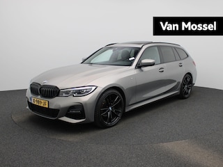 BMW 3-serie Touring 318i High Executive M-Sport | Automaat | Panoramadak | LMV | Navigatie | Stoel verwarming | Virtual cockpit | Leder|  Parkeer sensoren | Elec. achterklep | Virtual cockpit | Camera | Climate control | Cruise control | DAB |