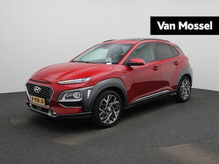 Hyundai Kona 1.6 GDI HEV Premium Sky | Automaat | Apple Carplay / Android Auto | Schuifdak | Virtual cockpit | Parkeer sensoren | Leder | Stoel verwarming/koeling | Stuur verwarming | Cruise control | Climate control | DAB |