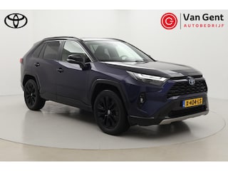 Toyota RAV4 2.5 Hybrid Bi-Tone | Trekhaak | Leder | Apple Carplay / Android Auto | Stoel-/stuurverwarming | Verwarmbare voorruit | 19 inch | Adaptive Cruise | Parkeersensoren voor/achter
