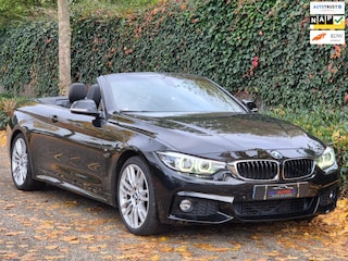 BMW 4-serie Cabrio 420i M Sport High Executive Cabrio Dig. Dash Apple CarPlay Elek.Stoelen Nbt Evo GR Navi Leder Zwart NAP