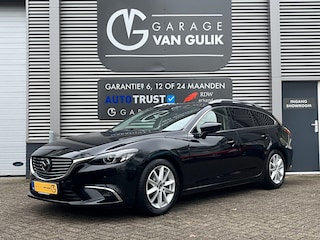 Mazda 6 Sportbreak 2.5 SkyActiv-G GT-M 192PK Automaat,Trekhaak,Panodak,Navi,Clima,Cruise,Carplay,ElektrRamen+Spiegels,Camera,Lmv.