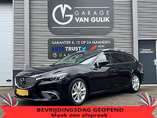 Mazda 6 Sportbreak 2.5 SkyActiv-G GT-M 192PK Automaat,Trekhaak,Panodak,Navi,Clima,Cruise,Carplay,ElektrRamen+Spiegels,Camera,Lmv.