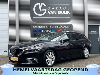 Mazda 6 Sportbreak 2.5 SkyActiv-G GT-M 192PK Automaat,Trekhaak,Panodak,Navi,Clima,Cruise,Carplay,ElektrRamen+Spiegels,Camera,Lmv.