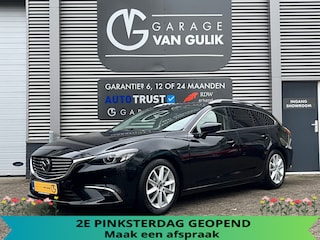 Mazda 6 Sportbreak 2.5 SkyActiv-G GT-M 192PK Automaat,Trekhaak,Panodak,Navi,Clima,Cruise,Carplay,ElektrRamen+Spiegels,Camera,Lmv.