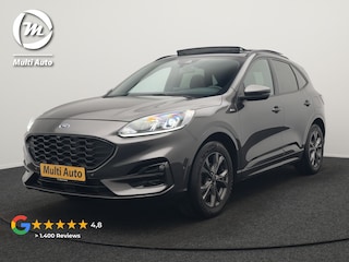 Ford Kuga 1.5 EcoBoost ST-Line 150pk Dealer O.H. | 1800kg Trekgewicht | Trekhaak Af Fabriek | Panodak | Adaptive Cruise | 360 Camera | Sportstoelen & Stuur Verwarmd | Apple Carplay | Keyless | Virtual | Blis | Navigatie | DAB |