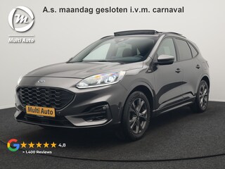 Ford Kuga 1.5 EcoBoost ST-Line 150pk Dealer O.H. | 1800kg Trekgewicht | Trekhaak Af Fabriek | Panodak | Adaptive Cruise | 360 Camera | Sportstoelen & Stuur Verwarmd | Apple Carplay | Keyless | Virtual | Blis | Navigatie | DAB |