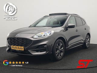 Ford Kuga 1.5 EcoBoost ST-Line 150pk Dealer O.H. | 1800kg Trekgewicht | Trekhaak Af Fabriek | Panodak | Adaptive Cruise | 360 Camera | Sportstoelen & Stuur Verwarmd | Apple Carplay | Keyless | Virtual | Blis | Navigatie | DAB |