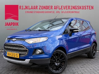 Ford Ecosport BWJ 2017 1.0 EcoBoost 126 PK Titanium S TREKHAAK | STOELVERW. | VOORRUITVERW. | HALF LEDER | BLUETOOTH | LMV | PDC