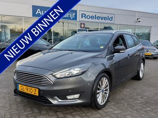 Ford Focus Wagon 1.0 EcoBoost 125pk First Edition | Origineel NL | Navi | Clima | Cruise | Bluetooth Carkit+Streaming | Licht+Regensensor | Pdc V+A+Assist | Mistlampen | 17''lm | Trekhaak