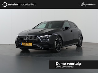 Mercedes-Benz A-klasse 180 Business Solution AMG | Panoramaschuifdak | Premium Plus | Nightpakket | 19"Multispaak AMG velgen | Stoelverwarming |  360° camera | Head-up display |