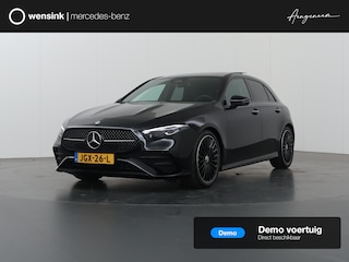 Mercedes-Benz A-klasse 180 Business Solution AMG | Panoramaschuifdak | Premium Plus | Nightpakket | 19"Multispaak AMG velgen | Stoelverwarming |  360° camera | Head-up display |