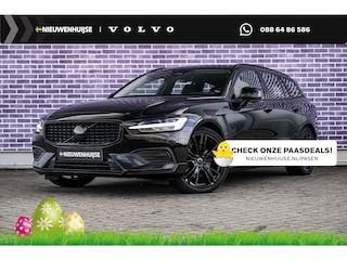 Volvo V60 2.0 B3 Essential Edition | Sport Pack | 19" Black Edition Velgen | Leder | Adaptieve Cruise Control | Stoelverwarming | Park Assist |