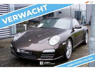 Porsche 911 Cabrio 997.2 3.8 Carrera 4S PDK (2009) sportuitlaat, PASM, natuur-leder, Km stand 52493