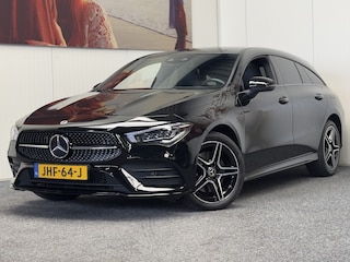 Mercedes-Benz CLA SHOOTING BRAKE 250 E AMG LINE NAVIGATIE CRUISE CONTROL CLIMATE CONTROL PANORAMA SCHUIF/KANTELDAK APPLE CARPLAY/ANDROID RIJSTROOKSENSOREN ACHTERUITRIJCAMERA ZEER MOOI !! Brgl