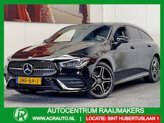 Mercedes-Benz CLA SHOOTING BRAKE 250 E AMG LINE NAVIGATIE CRUISE CONTROL CLIMATE CONTROL PANORAMA SCHUIF/KANTELDAK APPLE CARPLAY/ANDROID RIJSTROOKSENSOREN ACHTERUITRIJCAMERA ZEER MOOI !! Brgl