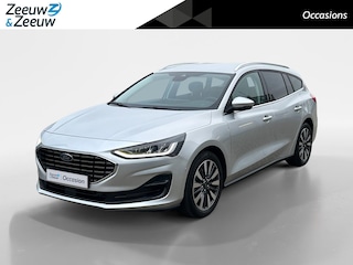 Ford Focus Wagon 1.0 EcoBoost Hybrid Titanium X 125pk | Stoel- stuur en voorruitverwarming | Navigatie | Parkeer sensoren