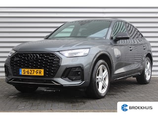 Audi Q5 40 TFSI 204PK S EDITION AUTOMAAT / NAVI / LEDER / CLIMA / FULL-LED / PDC / KEYLESS / 19" LMV / 2X S-LINE / PANO. DAK / WEGKLAP. TREKHAAK / LUCHTVERING / UNIEK / BLUETOOTH / CRUISECONTROL / 1E EIGENAAR / NIEUWSTAAT !!