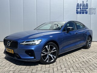 Volvo S60 2.0 T6 Recharge 340 pk AWD R-Design Navigatie Trekhaak Elek Stoel ACC Pilot Assist Blis Camera Apple Carplay Android Auto Plug in Hybride NL Auto 1e Eigenaar