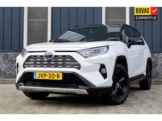 Toyota RAV4 2.5 Hybrid Black Edition Rijklaarprijs-Garantie Panorama dak Led 360 Camera Airco Leder/Stof