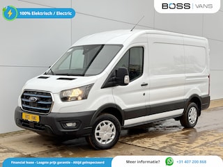 Ford Transit 390 68kWh 184PK Elektrisch 68kWh 317km WLTP BEV Snelladen L2H2 Climate Control Carplay Camera Stoelverwarming Parkeersensoren voor achter