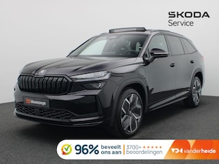 Skoda Kodiaq 1.5 TSI PHEV Sportline Business 204PK DSG Matrix led, trekhaak, Canton sound, adaptive cruise, side assist, schuif-kanteldak, stoelverwarming voor & achter, stuurwielverwarming, keyless, alarm, 20" lichtmetaal