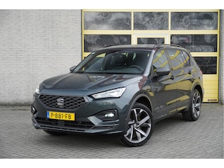 Seat Tarraco 1.5 TSI 150PK! FR Business Intense BJ2022 Lmv 20" | Led V+A | Pdc | Navi | Keyless entry | Elek. trekhaak/achterklep | 360° Camera | App-Connect | Dashboard verlichting | Virtual cockpit | Sportstoelen | Verwarmde voorstoelen/achterbank | Zwarte hemel