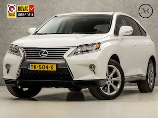 Lexus RX 450h 4WD Luxury Line 300Pk Automaat (SCHUIFDAK, NAVIGATIE, 6 CILINDER, MEMORY SEATS, LEDER, STOELVERWARMING, CAMERA, KEYLESS, LED KOPLAMPEN, NIEUWSTAAT)