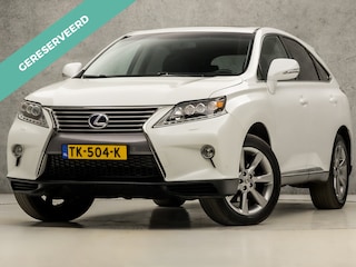 Lexus RX 450h 4WD Luxury Line 300Pk Automaat (SCHUIFDAK, NAVIGATIE, 6 CILINDER, MEMORY SEATS, LEDER, STOELVERWARMING, CAMERA, KEYLESS, LED KOPLAMPEN, NIEUWSTAAT)