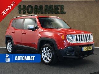 Jeep Renegade 1.4 MultiAir Limited AWD - ORIGINEEL NEDERLANDSE AUTO - AFNEEMBARE TREKHAAK - 1200 KG TREKGEWICHT - 4 WIELAANDRIJVING - DISTRIBUTIERIEM IS VERVANGEN - AUTO VERKEERT IN MOOIE STAAT - NAVIGATIE - PARKEERSENSOREN VOOR/ ACHTER -LEDEREN BEKLEDING