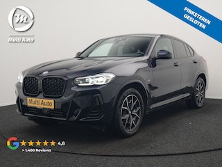 BMW X4 xDrive20i M Sport 184pk Dealer O.H. Carbon Schwarz Metallic | Adaptive Cruise | Camera | Sfeerverlichting | Lederen Sportstoelen Verwarmd | Apple Carplay | Virtual Cockpit | Navigatie | DAB | 19"L.M |