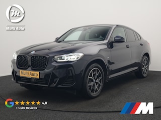 BMW X4 xDrive20i M Sport 184pk Dealer O.H. Carbon Schwarz Metallic | Adaptive Cruise | Camera | Sfeerverlichting | Lederen Sportstoelen Verwarmd | Apple Carplay | Virtual Cockpit | Navigatie | DAB | 19"L.M |