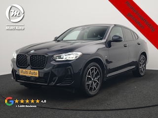 BMW X4 xDrive20i M Sport 184pk Dealer O.H. Carbon Schwarz Metallic | Adaptive Cruise | Camera | Sfeerverlichting | Lederen Sportstoelen Verwarmd | Apple Carplay | Virtual Cockpit | Navigatie | DAB | 19"L.M |
