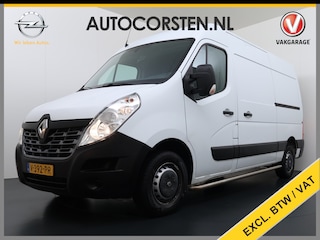 Renault Master T35 2.3DCI L2H2 3-Persoons 2X Schuifdeur Airco Camera Cruise Control Pdc Betonplex Vloer Wandbetimmering Schuifdeuren Achterdeuren Sidebars Euro 6 Origineel Nederlandse Auto