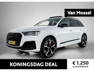 Audi Q7 55 TFSI e quattro Pro Line S 380 PK | Automaat | Elektrisch Panoramadak | 360 Camera | Lederen Bekleding | Matrix LED | Elektrische Stoelen | Stoelverwarming | Stoelgeheugen | Navigatie | Dodehoek detectie |