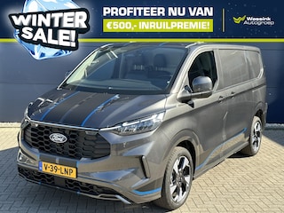 Ford Transit Custom I Sport 170pk L1H1 320 Automaat WINTERSALE I Adaptive Cruise Control I Camera I 19 inch Lichtmetalen Velgen I Winter Pakket I BPM Vrij! |