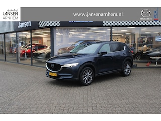 Mazda CX-5 2.5 SkyActiv-G 194 Luxury , Automaat, Trekhaak, Wit Leder, Schuifdak, 360 camera, Clima, Adap.Cruise, Apple Carplay, Android Auto, Stoel/Stuurverwarming, Stoelventilatie, Bose, LMV 19 Inch, HUD, PDC, LKA,