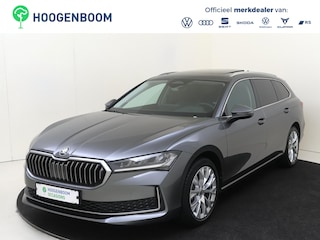 Skoda Superb Combi 1.5 TSI MHEV First Edition | Panoramadak | Trekhaak | Keyless | Adaptieve cruise control | Stoelverwarming | Achteruitrijcamera | Navigatie | Massagefunctie voorstoelen |