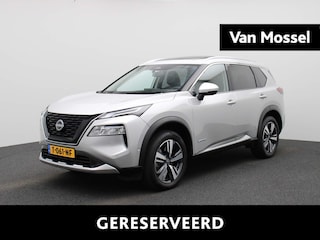 Nissan X-Trail 1.5 e-4orce Tekna 4WD 7 Persoons. 214PK | Afneembare Trekhaak | Glazen Schuif-Kanteldak | Head-Up Display | Stoel- & Stuurwielverwarming | 360-graden Camera | ProPilot | Achterbank Verwarmd | Lederen Bekleding | Memory Seats | Elektrische Achterklep | Apple CarPlay & Android Auto